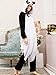 iSZEYU Panda Onesie Costume Adult Pajamas for Women Men Teens Girls Boy Animal Onsie