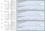 Multi Purpose Business 3 to a Page Checks (Blue Safety (300 Singles))