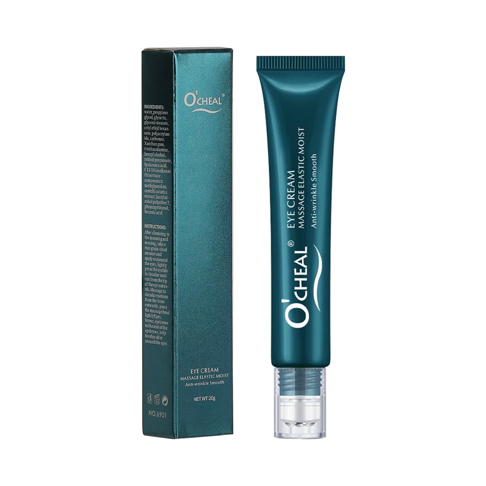 Eye Cream for Dark Circles & Puffiness, Daily Wrinkle Cream, Anti Aging Line Smoothing Skin Care Treatment, Reduce Wrinkles, De-puff and Brighten Skin