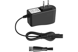 ARKARE Meridian Trimmer Charger Replacement for Meridian Original M2B M2C M2G Electric Shaver Trimmer 5V Charging Cable for Meridian Power Cord 5V 1A Wall Charger AC Power Adapter with Shaver Brush 6.6FT