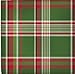 DII Holiday Kitchen and Table Décor Christmas Cloth Square Napkin Set, Dark Green Plaid, 6 Count