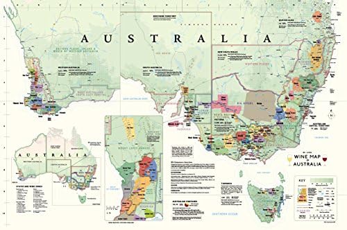 Wine Map of Australia Map – December 15, 2015