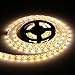 Battery Operated Led Strip Lights Sunsbell Flexible 6.6FT 2M SMD 3528 IP65 Waterproof Super Bright LED Tape Light with Battery Box, Warm White
