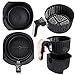 SUPER DEAL Electric Air Fryer XL 3.7 Quart W/Timer, Temperature Control, Detachable Basket, Fry Healthy with 80% Less Fat