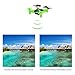 Metakoo Mini Drone WiFi FPV Drone with HD Camera 0.3MP Headless Mode 3D Flip One-key Taking-off & Landing 6-Axis Gyro 2.4GHz RC Quadcotper - Green