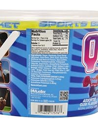 Quench Gum Sports Team - Cubo de goma para masticar