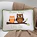 Lambs & Ivy Woodland Tales Grow Wise Little Owl Decorative Pillow, Green/Brown