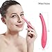 TOUCHBeauty Portable Eye Massager Wand with 40℃ Heated & Vibration for Relieving Eyes Dark Circles, Puffiness, Fatigue| Smart Sensor Facial Anti-Aging Galvanic Device Pink TB-1583