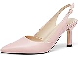 Rilista Women's Slingback Kitten Heels Closed