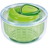 Zyliss Easy Spin Salad Spinner, Small, Green, BPA Free