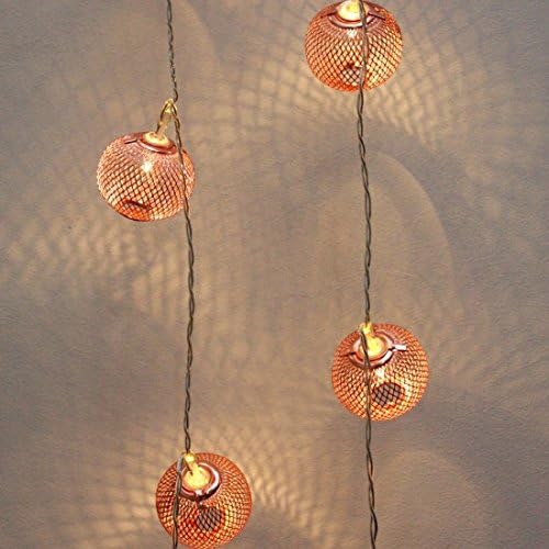 Copper Lanterns Light Chain Battery Operated