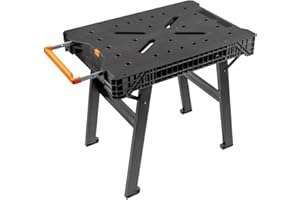 Klein Tools 54410MB MODbox Work Bench, Folding Work Table, Lightweight Portable Workstation, 1000-Pound Capacity, 39.25 x 23.75 x 30.9-Inch, Compatible with MODbox Rail System