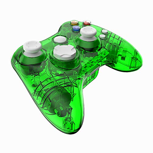 Wireless for Xbox 360 Controller Console Double Motor Vibration Wireless Gamepad Gaming Joypad (Green)
