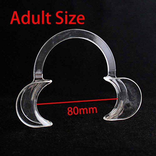 Airgoesin Dental Mouth Opener Cheek Retractors, 18pcs Mouthpieces for