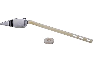 Master Plumber 200MC, Toilet Tank Lever, Mansfield OEM 160000015, Front Mount, Plastic, Chrome