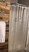 Wimaha 15 Gauge EVA Shower Curtain Liner, Waterproof Shower Liner for Bathroom Bath Stall, 72 x 72, Clear Stone Design