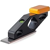 Chisel Plane with Flat Blade Wood Plane Hand Planer Precision Block Plane | Chisel Plane with Built-in Level Compact Edge Trimming Tool for Woodworking, Plug Trimming, Joinery Cleanup