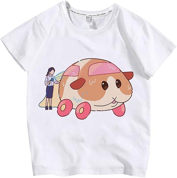 Amazon Pui Pui モルカー Tシャツ 半袖 子供服 Pui Pui モルカー 男の子 女の子 キッズ Pui Pui モルカー グッズ かわいい カジュアル 柔らかい プレゼント ぷいぷい モルカー プイプイ モルカー Tシャツ カットソー 通販