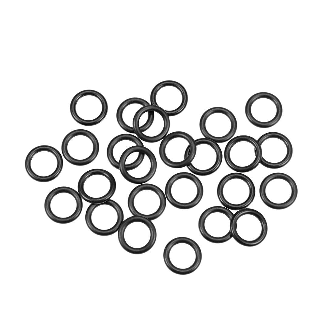 TA-VIGOR 25Pcs Nitrile Rubber O-Rings, 15mm OD 10mm ID 2.5mm Width Rubber Washers Spacer O-Rings Gasket kit, Metric Sealing Gasket for Hose, Faucet, Automotive, Plumbing