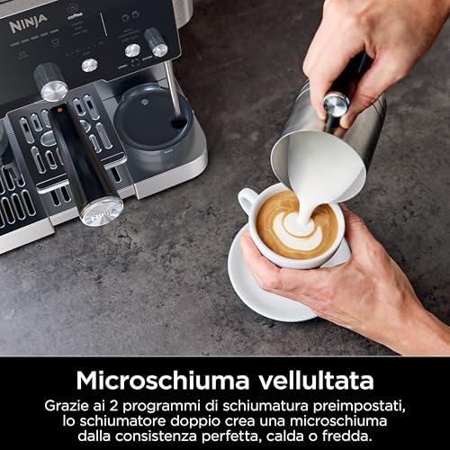 Luxe Essential, Macchina da Caffè, 2 in 1, Argento, ES501EU