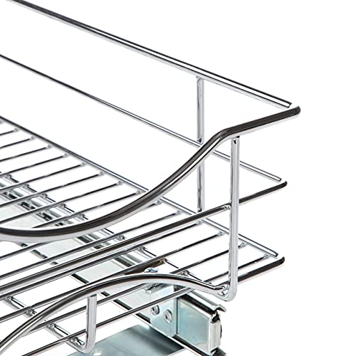 Home Zone Living Pull Out Drawer Organizer, 11" W x 21" D Pricepulse