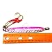 Fish Wow! 10pcs 100g Fishing Metal Vertical Trolling jig 3.5oz Knife Jig with Two Assist Hooks 5 Colors…
