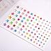 Outus Self-Adhesive Rhinestone Sticker Sheets Assorted Colors Various Shapes, 4 Size, 8 Sheets, 674 Pieces