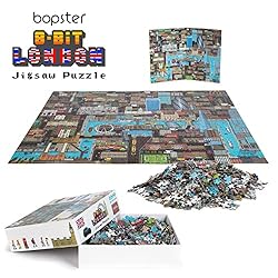 1000 Piece Puzzle - 8-bit Retro Gaming Style London