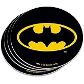 Batman Classic Bat Shield Logo Novelty Coaster Set