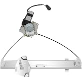FINDAUTO Window Regulator for 2004-2008 2010 2011 for Mitsubishi Endeavor | Rear Left Power Window Regulator With 2 Pins Motor Assembly | OE 741-080,MR565453