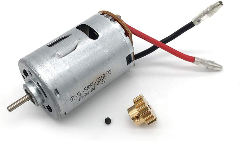 Aiyouxi 540 Motor and 17T Motor Gear Set for Wltoys 12428 12423 1/12 RC Car Spare Parts