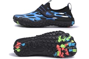 HANANI Kids Water Shoes Boys Girls Quick Dry Aqua Socks Beach Swim Shoes Non Slip Outdoor Lightweight Sports Boat Shoe for Little Big Kid