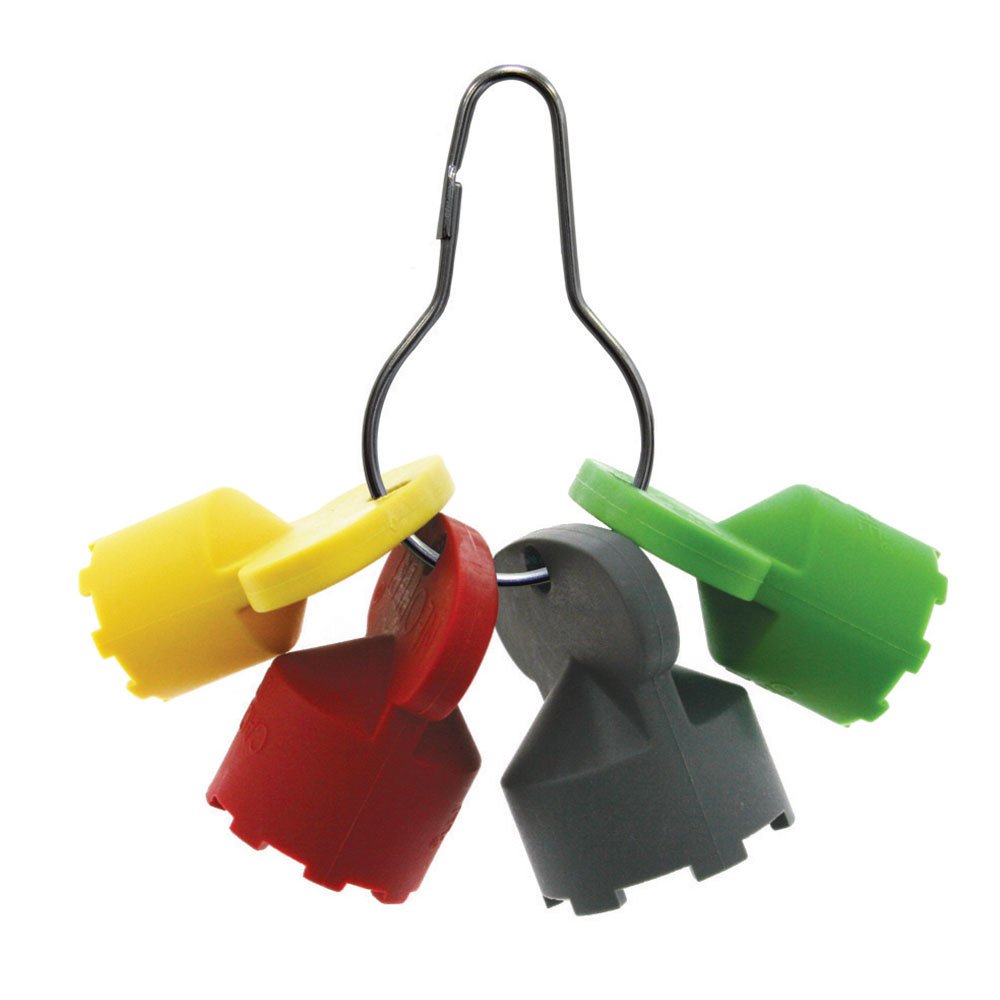 Neoperl 11 9110 5 Cache Plastic Clip with 4 Keys, 1 of Each Size Key