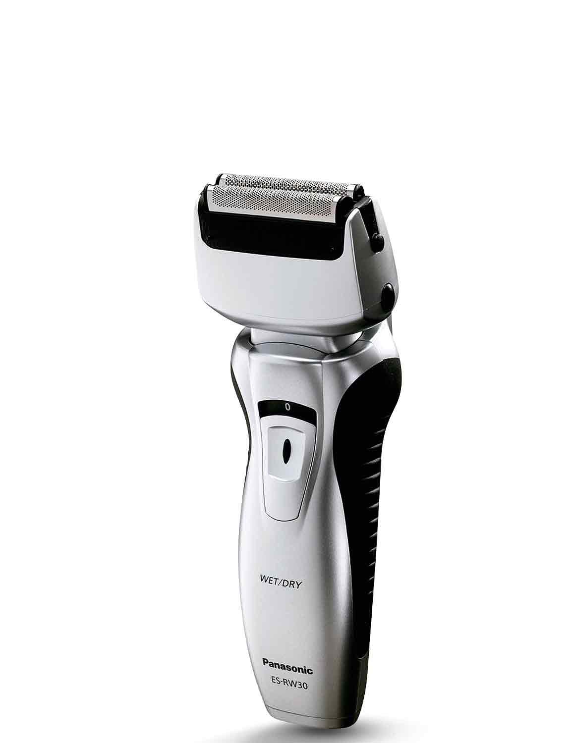 Panasonic ES-RW30 Wet and Dry Twin-Blade Rechargeable Shaver with Pivoting Head