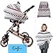 Premium Soft - Baby Car Seat Canopy, Nursing Cover, Breastfeeding Cover, Shopping Cart Cover, Stroller Sunshade, High Chair Cover, Car Seat Covers for Girls and Boys, Baby Seat Cover - Aztec