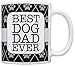 ThisWear Dog Gifts for Men Best Dog Dad Ever Dog Lover Gifts for Men Funny Dog Coffee Mug Gift Coffee Mug Tea Cup Black