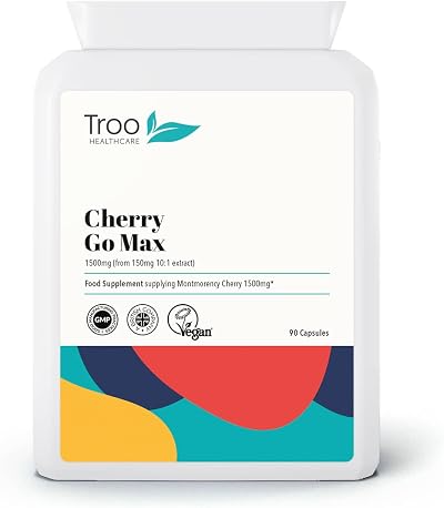 Troo Health Care Troo Cherry Go Max Montmorency Cherry 3000mg 90 Caps UK Made