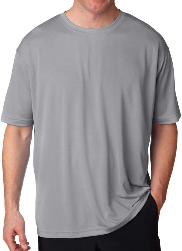 UltraClub Big Men's Cool-n-Dry Performance T-Shirt at  Men’s Clothing store