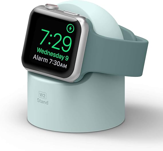 Amazon Com Elago W2 Apple Watch Charger Stand Compatible With Apple Watch Series 6 Se 5 4 3 2 1 44mm 42mm 40mm 38mm Mint