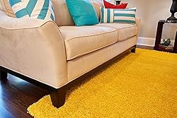 Unique Loom Solid Shag Collection Area Rug