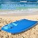 G Super Bodyboard Body Board EPS Core, IXPE Deck, HDPE Slick Bottom with Leash (Blue Shark, 37-inch)