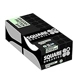 Squarebar Organic Protein Bar Cocoa Crunch, 1.7-ounce Bars (Pack of 12)
