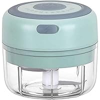 304 Stainless Steel Electric Garlic Chopper, Mini Wireless Food Chopper/Blender, Waterproof and High Temperature…