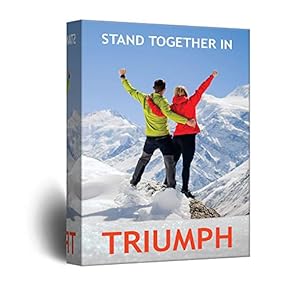 Inspirational Quotes Canvas Wall Art - Stand Together in Truimph - Giclee Print Gallery Wrap Modern Office Decoration Ready to Hang - 12x18 inches
