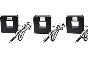 Eyedro Split Core Current Sensor Set of 3 (three) 800A Steel CTs - OD = 4.75"x5.0" ID= 2" SQ 0.333V output - Compatible with Eyedro Business Industrial Real-Time Energy Monitors - ESCLV-51-800A-SET3