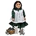 The Queen's Treasures 18 Inch Doll Kitchen Accessories, Little House on The Prairie 12 Piece 1880's Dishware Set Compatible for Use with American Girl Dolls