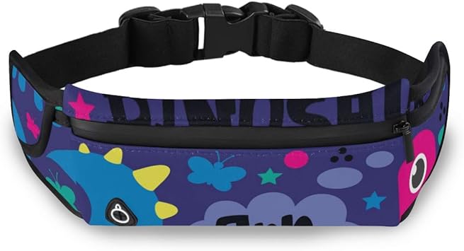 Amazon ウエストポーチ 子供絵 恐竜 キュート 蝶 目 メンズ レディース 人気 安い ランニングポーチ おしゃれ かわいい 流行り スポーツ ポーチ 運動 ランキング ジョギング 収納 Haydna ランニングポーチ
