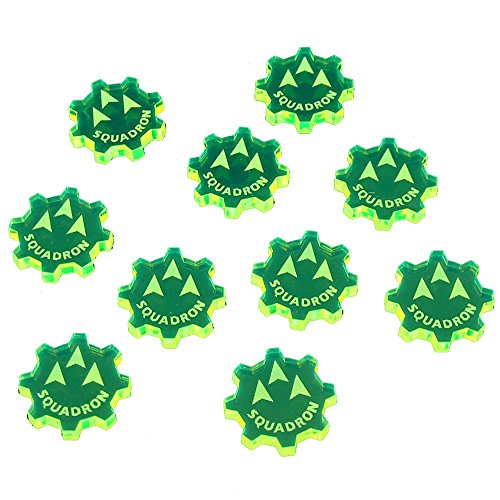 SW: Armada, Squadron Command Tokens, Fluorescent Green (10)
