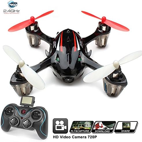 KiiToys Drone with Camera H6 Quadcopter RC Helicopter - Easy to Fly, Stable Flight, HD 2MP 720p Cam, Headless Mode (2018)