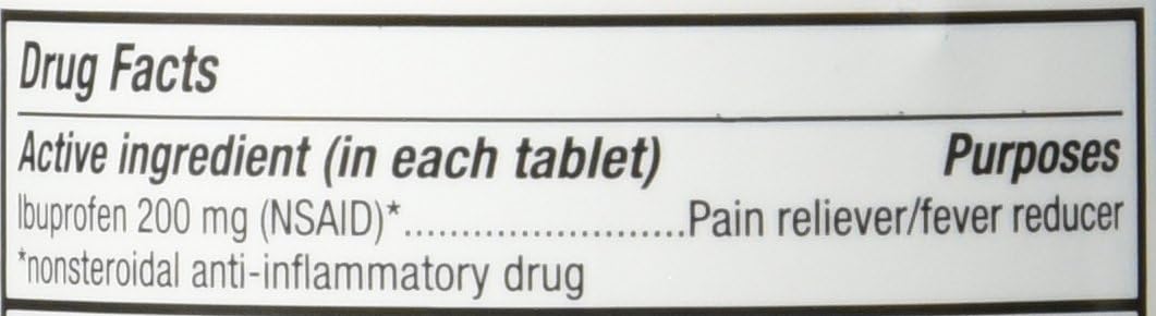 USP Ibuprofen, 200 Mg, 500 Tablets (Pack of 2): Health & Personal Care